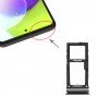 För Samsung Galaxy A72 SM-A725 SIM-kortfack + SIM-kortfack / Micro SD-kortfack (svart)