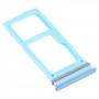 Pour Samsung Galaxy A72 SM-A725 SIM Carte Tray + SIM Card Tray / Micro SD Card Tray (bleu)