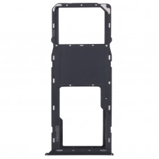 Pour Samsung Galaxy A03S SM-A037U, plateau de carte SIM d'origine + plateau de carte Micro SD (noir)