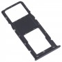 For Samsung Galaxy A03s SM-A037U Original SIM Card Tray + Micro SD card tray (Black)