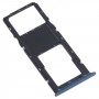 För Samsung Galaxy A03S SM-A037U Original SIM-kortfack + Micro SD Card Tray (Blue)