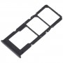 Pour Samsung Galaxy A23 5G SM-A236B, plateau de carte SIM d'origine + plateau de carte SIM + plateau de carte Micro SD (noir)