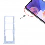 För Samsung Galaxy A23 5G SM-A236B ORIGINAL SIM-kortfack + SIM-kortfack + Micro SD-kortfack (blå)