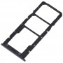 Pour Samsung Galaxy M42 5G SM-A436B, plateau de carte SIM d'origine + plateau de carte SIM + plateau de carte Micro SD (noir)
