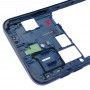Para Galaxy J4, J400F/DS, J400G/DS Placa de bisel de marco medio (azul)