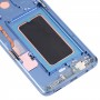 Original Super AMOLED LCD -skärm för Galaxy S9 / G960F / DS / G960U / G960W / G9600 Digitizer Full Assembly med ram (blå)