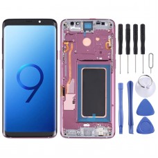 Super AMOLED LCD Screen for Galaxy S9+ / G965F / G965F / DS / G965U / G965W / G9650 Digitizer Full Assembly with Frame (Purple)