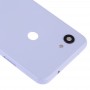 Batteri bakåt med kameralins- och sidtangenter för Google Pixel 3A (Light Purple)