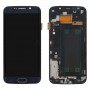 Samsung Galaxy S6 Edge SM-G925F digiteerija täieliku komplekti raamiga (must) originaalne Super AMOLED LCD-ekraan (must) täielik komplekt (must)