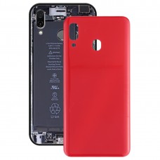 Para Galaxy A30 SM-A305F/DS, A305FN/DS, A305G/DS, A305GN/DS Battery Cubierta (rojo)
