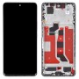 Original OLED LCD Screen for Honor 50 Digitizer Full Assembly with Frame(Silver)