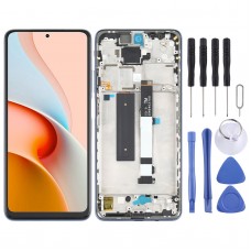 Original LCD Screen for Xiaomi Redmi Note 9 Pro 5G / Mi 10T Lite 5G M2007J17C M2007J17G Digitizer Full Assembly with Frame(Grey)