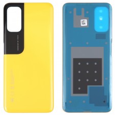 Couvercle arrière de la batterie d'origine pour Xiaomi Poco M3 Pro 5G M2103K19PG, M2103K19PI (jaune)