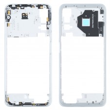 Original Middle Frame Bezel Plate for Xiaomi Redmi Note 10 5G / Redmi Note 10T 5G M2103K19G, M2103K19C(White)