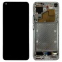 Original LCD Screen for Xiaomi Mi 11 M2011K2C, M2011K2G Digitizer Full Assembly with Frame(Silver)