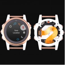 LCD Screen and Digitizer Full Assembly With Frame for Garmin Fenix 5S (Sapphire Version)(White)