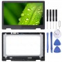 FHD 1920 X 1080 40 PIN P58F001 OEM LCD -skärm för Dell Inspiron 15 5568 5578 Digitizer Full Assembly with Frame （Black)