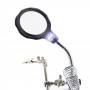 16126-A 3.5x/12x LED светлинна стойка тип Управление за ремонт с помощта на спомагателен клип