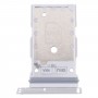 För Samsung Galaxy S21 FE 5G SM-G990B Original SIM-kortfack + SIM-kortfack (White)