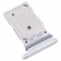 For Samsung Galaxy S21 FE 5G SM-G990B Original SIM Card Tray + SIM Card Tray (White)
