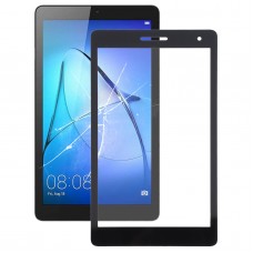 За Huawei Mediapad T3 7.0 3G Преден екран външен стъклен обектив (черен)
