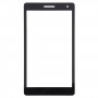 За Huawei Mediapad T3 7.0 3G Преден екран външен стъклен обектив (черен)
