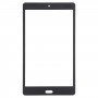 За Huawei Mediapad M3 Lite 8.0 CPN-W09 CPN-AL00 Преден екран външен стъклен обектив (черен)