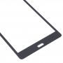 За Huawei Mediapad M3 Lite 8.0 CPN-W09 CPN-AL00 Преден екран външен стъклен обектив (черен)