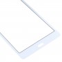 Para Huawei MediaPad M3 Lite 8.0 CPN-W09 CPN-AL00 Pantalla delantera Lente de vidrio exterior (blanco)