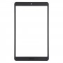 Para Huawei MediaPad M5 Lite 8.0 JDN2-L09 Lente de vidrio exterior de pantalla frontal (negro)