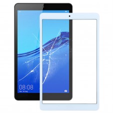 Pro Huawei MediaPad M5 Lite 8.0 JDN2-L09 vnější skleněné čočky (bílá)