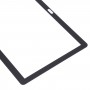 Para Huawei MediaPad T5 AGS2-AL03 AGS2-AL09 LTE ​​Pantalla delantera de vidrio exterior (negro)