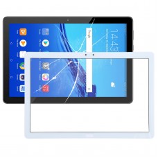 Dla Huawei MediaPad T5 AGS2-Al03 AGS2-Al09 LTE ​​przedni ekran zewnętrzny szklany (biały)