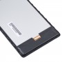 Huawei Mediapad T3 7.0 WiFi BG2-W09デジタイザーフルアセンブリ付きフレーム（黒）のオリジナルLCD画面