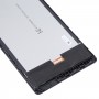 Oryginalny ekran LCD dla Huawei MediaPad T3 7.0 3G BG2-U01 Digitizer Pełny zespół z ramką (czarny)