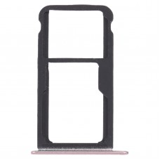 SIM Card Tray + SIM Card Tray / Micro SD Card Tray for Honor Play 6 (Pink)