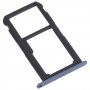 SIM Card Tray + SIM Card Tray / Micro SD Card Tray for Honor Play 6 (Blue)