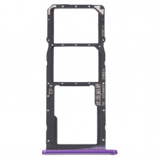 SIM Card Tray + SIM Card Tray / Micro SD Card Tray for Huawei Enjoy 20e (Purple)