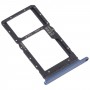 SIM Card Tray + SIM Card Tray / Micro SD Card Tray for Huawei Maimang 10 SE (Blue)