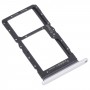 SIM Card Tray + SIM Card Tray / Micro SD Card Tray for Huawei Maimang 10 SE (Silver)