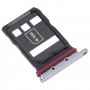 SIM Card Tray + NM Card Tray for Huawei P50 (Black)