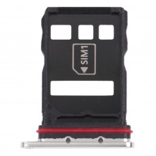 SIM Card Tray + NM Card Tray for Huawei P50 (Silver) 