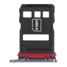 SIM卡托盘 + NM卡托盘用于华为MATE 40 RS保时捷设计（黑色）