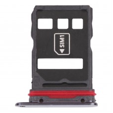 SIM Card Tray + NM Card Tray for Huawei Mate 30 RS Porsche Design (Black)