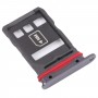 SIM卡托盘 + NM卡托盘用于华为MATE 30 RS保时捷设计（黑色）