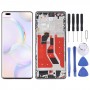 Original OLED LCD Screen for Honor 50 Pro Digitizer Full Assembly with Frame(Silver)