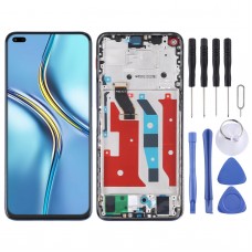 Original LCD Screen for Honor X20 Digitizer Full Assembly with Frame(Blue)