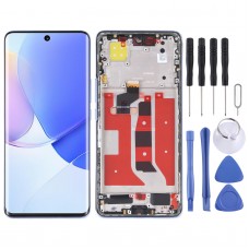 Original OLED LCD Screen for Huawei Nova 9 Digitizer Full Assembly with Frame(Blue)