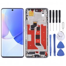 Original OLED LCD Screen for Huawei Nova 9 Digitizer Full Assembly with Frame(Purple)