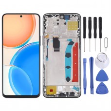 Original LCD Screen for Honor X8 Digitizer Full Assembly with Frame(Black)